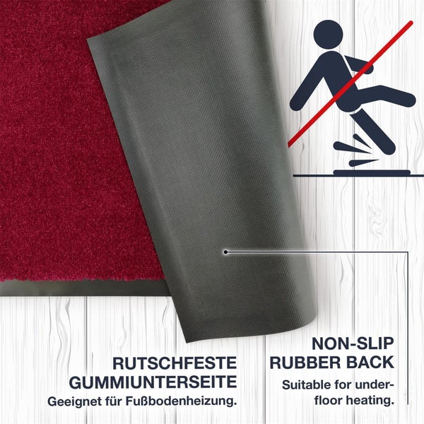 1 St. Fußmatten für Innen & Außen TÜRMATTE 78 x 150 cm Rot