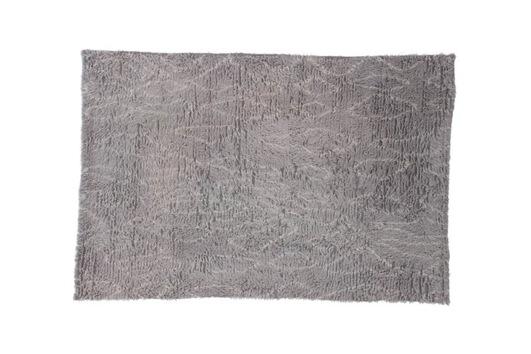 Leiko Teppich 300x200 cm Wolle grau. 200 X 300 X 5 cm