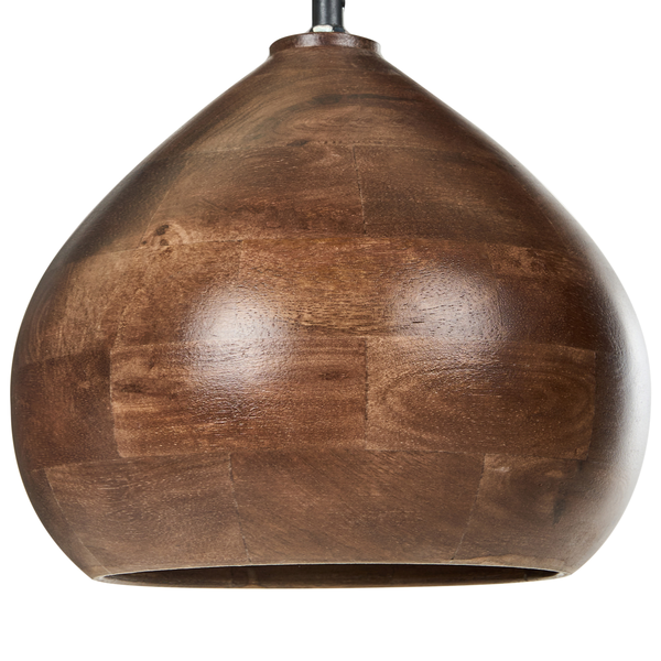 Hängeleuchte SANYATI Mango Holz Dunkelbraun