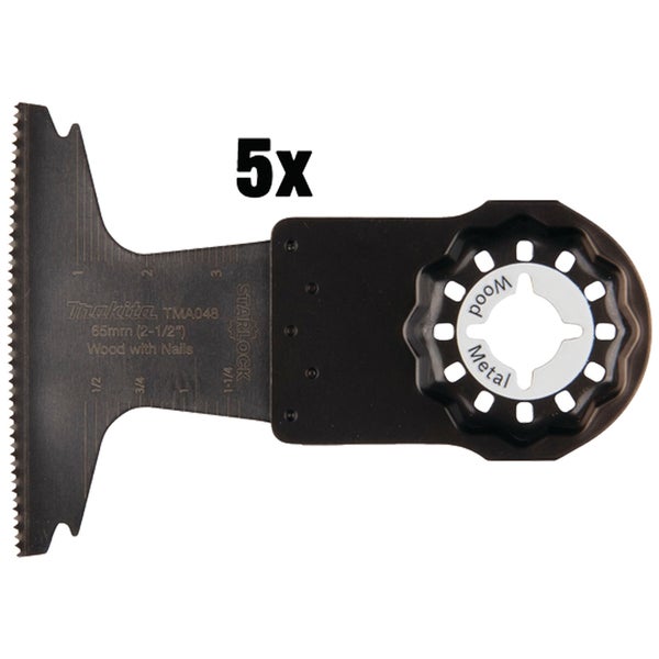 Makita 5x Tauchsägeblatt 65mm TMA048 - B-64820-5
