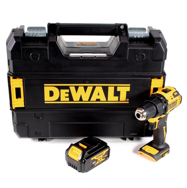 DeWALT Akku-Bohrschrauber Set mit Transportkoffer und 18 Volt Akku.