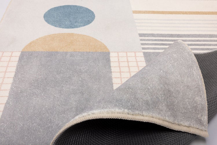Farbenfrohe weiche Badematte Ariella Bunt 60x100 cm