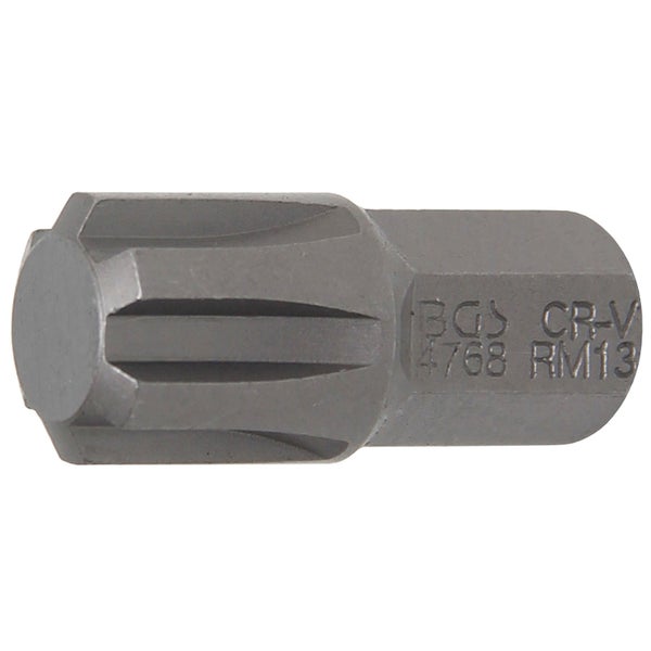 BGS Bit Antrieb Außensechskant 10 mm (3/8) Keil-Profil (für RIBE) M13 - 4768