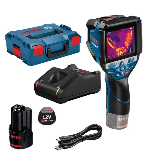Bosch Wärmebildkamera GTC 600 C / 1x 2,0 Ah Akku + Ladegerät in L-Boxx - 0601083500