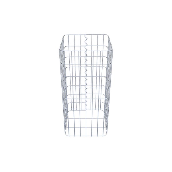Gabionensäule 37 x 37 cm, MW 5 x 10 cm eckig - Höhe: 0,80 m