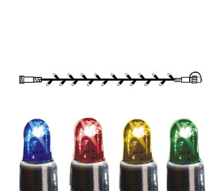 LED Lichterkette mit farbigen Leuchten