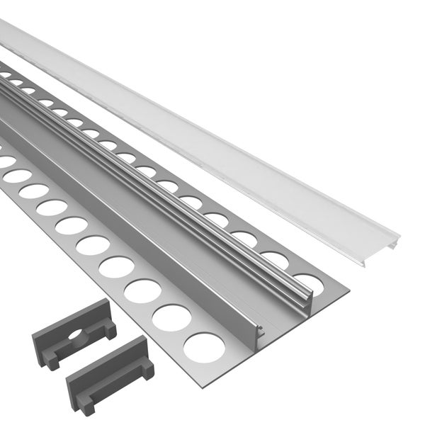 Rechteckiges Abflussrohr mit Maßangaben