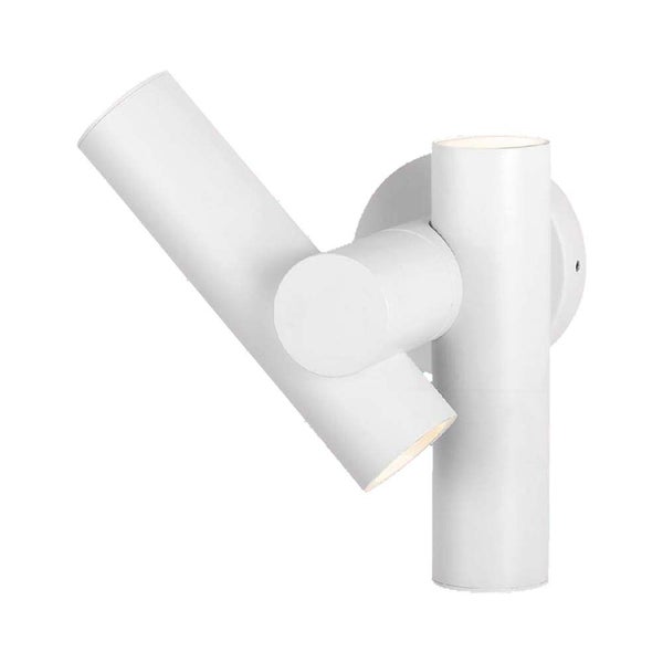 V-TAC VT-1186-W - Außenbeleuchtung - Verstellbare Wandlampen - IP44 - Weißes Gehäuse - 6 Watt -