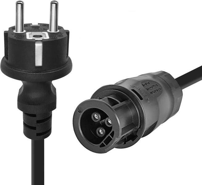 Balkonkraftwerk Kabel AC - Verlängerungskabel zum Anschluss von Mikrowechselrichtern