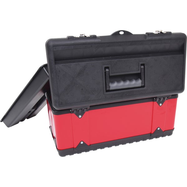 KS TOOLS Kunststoff-Stahlblech-Werkzeugkiste, 470x238x203mm - 850.0350