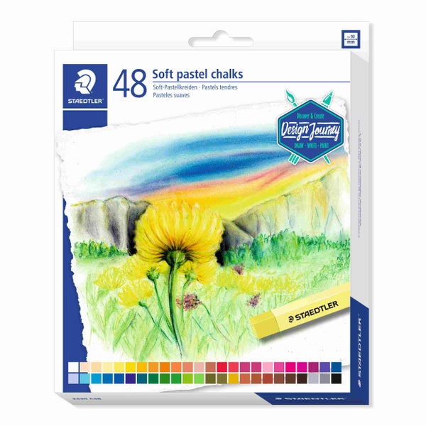 STAEDTLER Schreib- und Zeichbedarf 2430 Soft-Pastellkreide, 48er Set