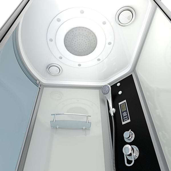 Wanne Dusche Kombination Weiß K55-R01-EC 100x170