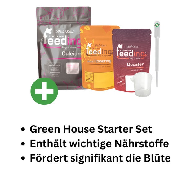 Green House Feeding 3-Teiliges Dünger Set Short Flowering – Kompakt Blütedünger