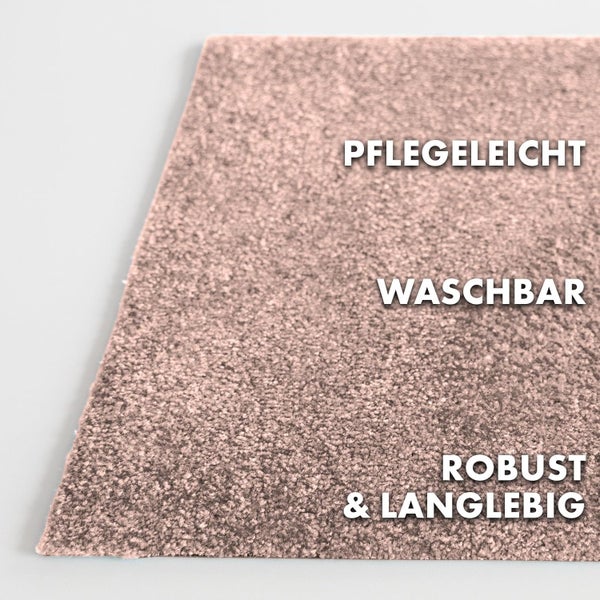 FLOORDIREKT Fußmatte Domenico - stilvolle & praktische Schmutzfangmatte - Hellbeige - 50 x 80 cm