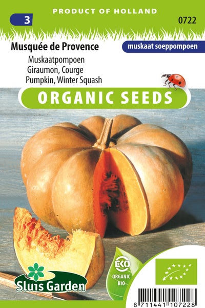 Musquée de Provence Kürbis-Samenpackung