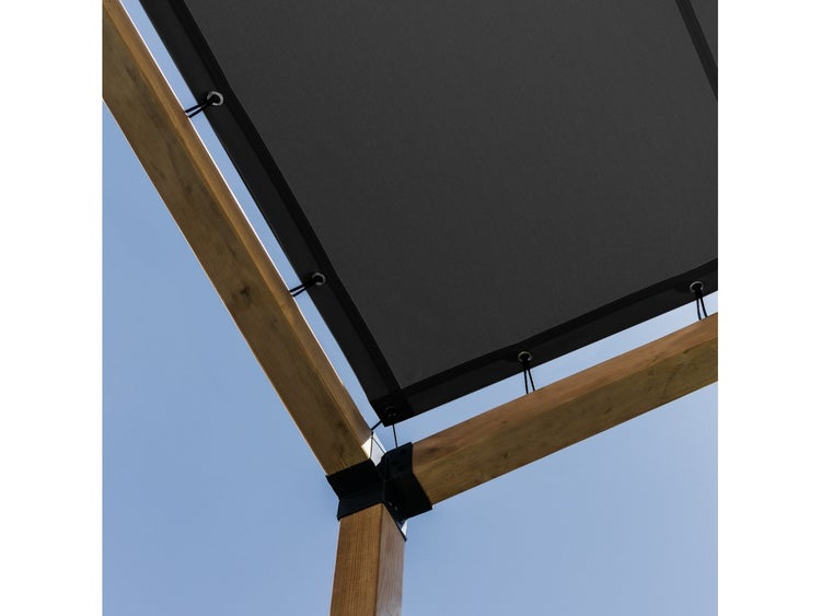 Sonnensegel Mit Ösen Graphite 300X300Cm - Maanta® Bugna