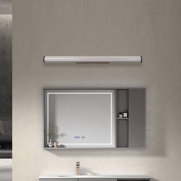 Lindby LED Wandleuchte, Wandlampe Innen Kirka (Modern) in Schwarz aus Metall (1 flammig ) - Wandstrahler Wandbeleuchtung Schlafzimmer / Wohnzimmer Badezimmerleuchte