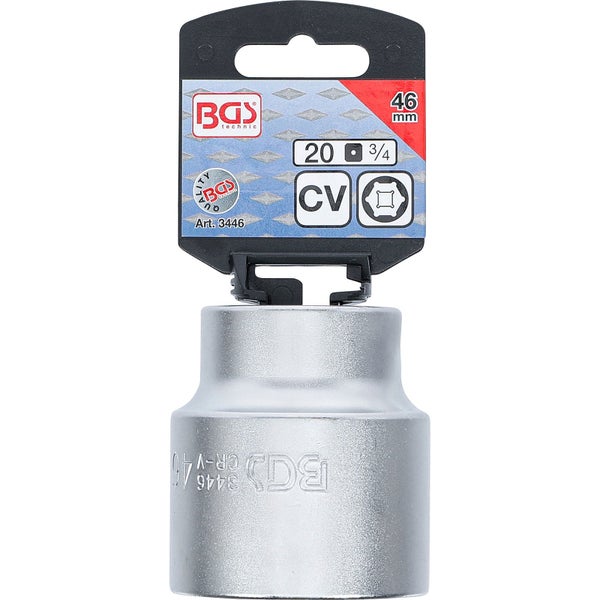 BGS Technic Steckschlüssel Einsatz, 46 mm