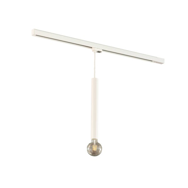 Arcchio Stromschienenstrahler Ejona (Modern) in Weiß aus Aluminium (1 flammig, E27) Flurleuchte
