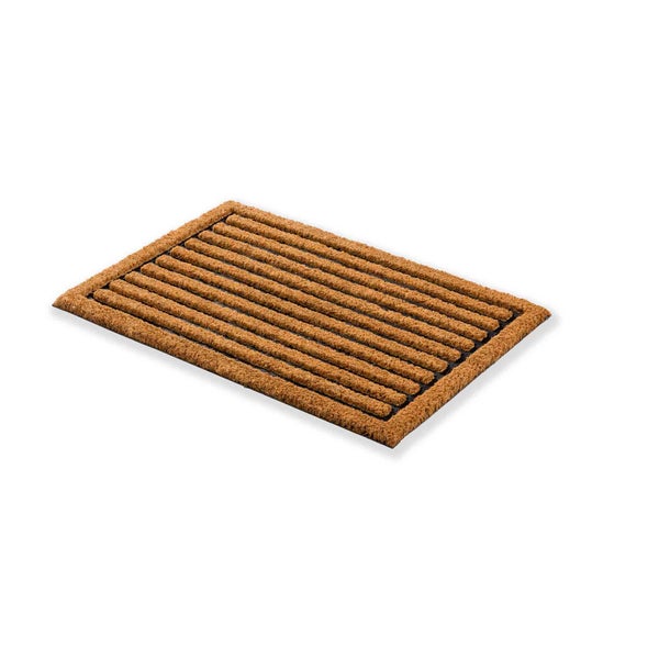 Fußmatte aus Kokosfasern mit Streifenmuster