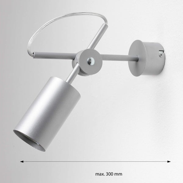 Wandleuchte mit maximal 300 Millimeter Ausladung