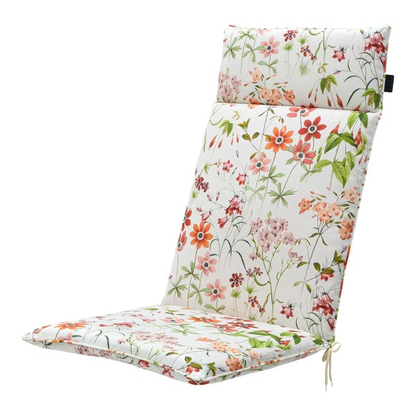 Hochlehnerauflage Milly natur - Ca. 120x50 cm - 4er-Set