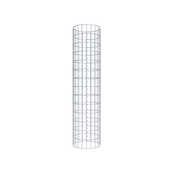 Gabionensäule Durchmesser 32 cm, MW 5 x 10 cm rund - Höhe: 1,40 m