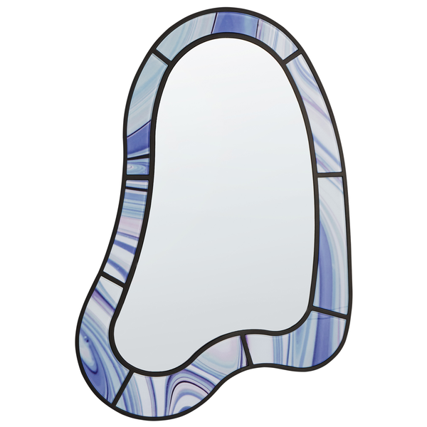 Dekorativer Wandspiegel mit abstraktem Muster