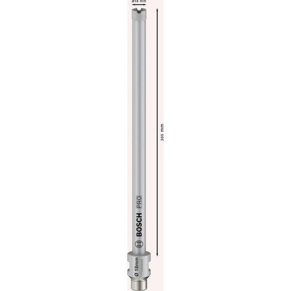 Bosch PRO Core Cutter wet 18 x 300 mm G 1/2 - 2608601796