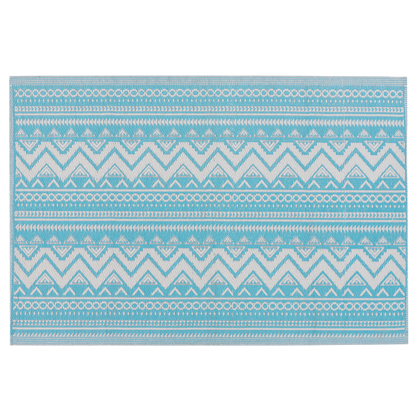 Outdoorteppich NAGPUR Türkis 120 x 180 cm