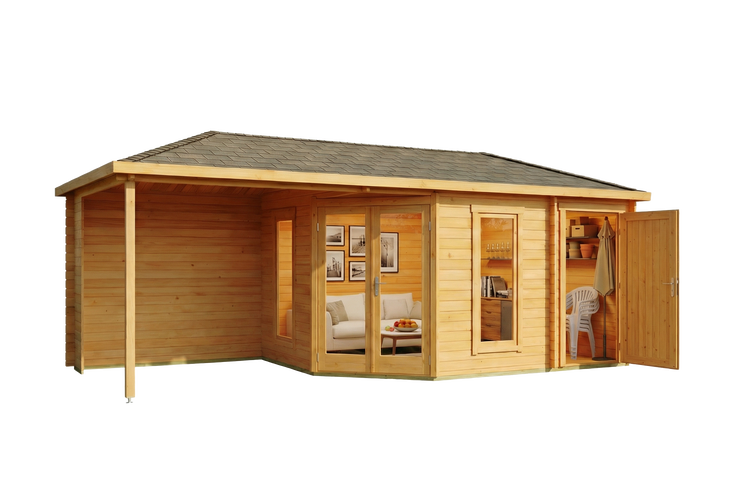 Schutzimprägnierung von Kiefernholz mit den Vorteilen: sofortiger Schutz, längere Lebensdauer, Zeit- und Kostenersparnis, gleichmäßige Qualität