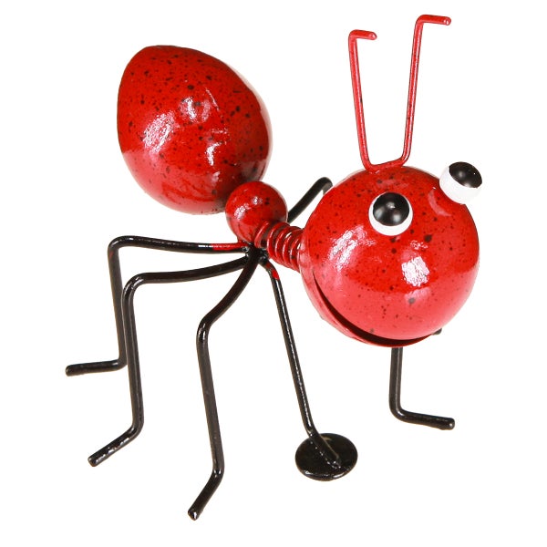 Dekorative Metall-Ameise für den Garten