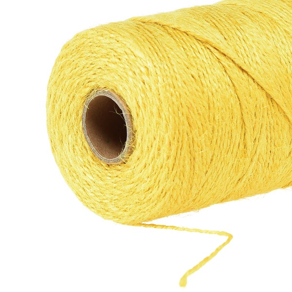 Rolle gelbes Naturfaser-Bindegarn