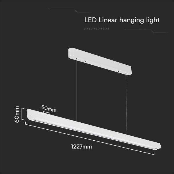 V-TAC VT-7-35-W - Linearleuchten - 3 IN 1 Linearleuchte - Samsung - IP20 - Weiß - 36 Watt - 2880