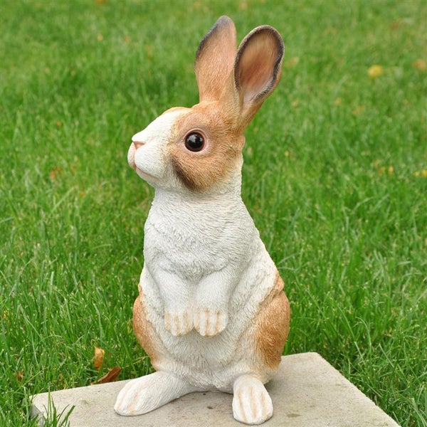 Dekofigur Gartenfigur Kaninchen 38 cm
