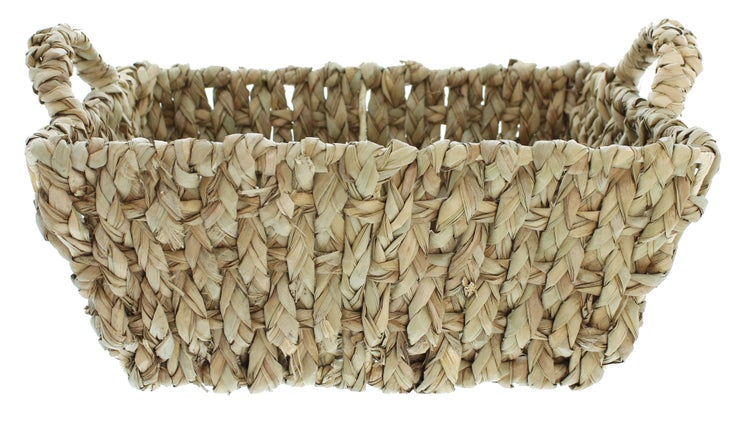 FRANK FLECHTWAREN | Füllkorb Schilfgras, METALL, KORBGEFLECHT, 35 x 28 x 15 cm