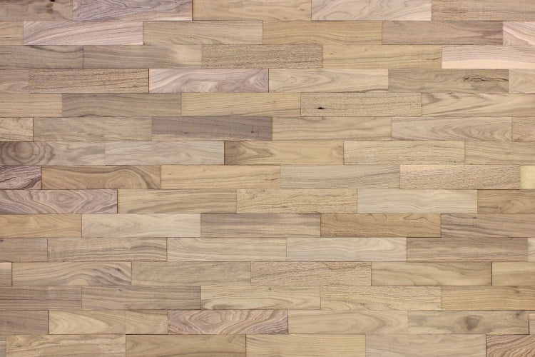 wodewa Wandverkleidung Holz 3D Optik Nussbaum, natur, 400, selbstklebend 1m² Wandpaneele Moderne Wanddekoration Holzverkleidung Holzwand Wohnzimmer Küche Schlafzimmer
