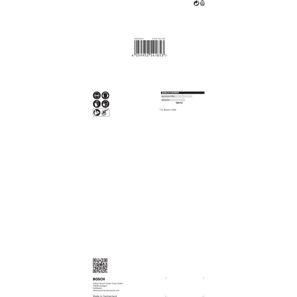 Bosch 10x Expert C470 Schleifpapier mit 14 Löchern für Schwingschleifer 115 x 280 mm G 60 - 2608900847