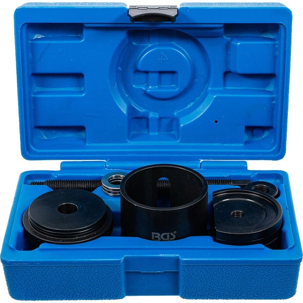 Werkzeugsatz in blauem Werkzeugkoffer