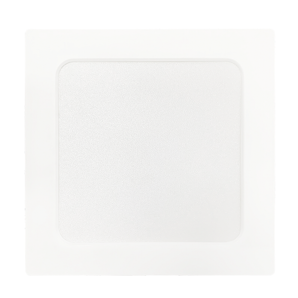 Quadratische, plane LED-Deckenleuchte