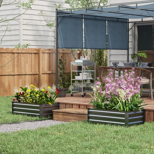 Technische Zeichnung eines Gartentors mit Maßangaben