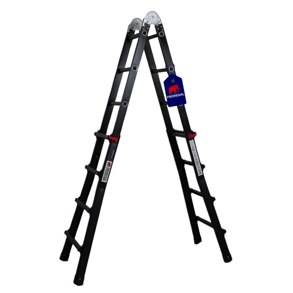 Leiter in A-Form mit Proregal Logo