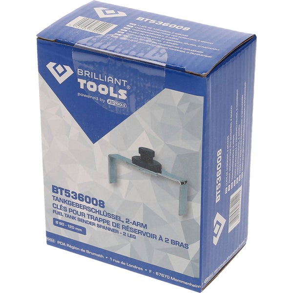 Steckschlüsseleinsatz Satz mit verschiedenen Größen auf einer Metallschiene