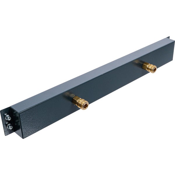 BGS Druckluft-Anschlussleiste 2-fach für Schrankwand-System - 80191
