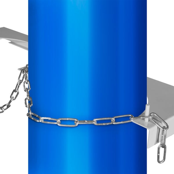 PROREGAL Gasflaschenwandhalterung für 2x10 Liter Flaschen | Lichtgrau | Gasflasche, 10 Liter, Gasflaschenlagerung