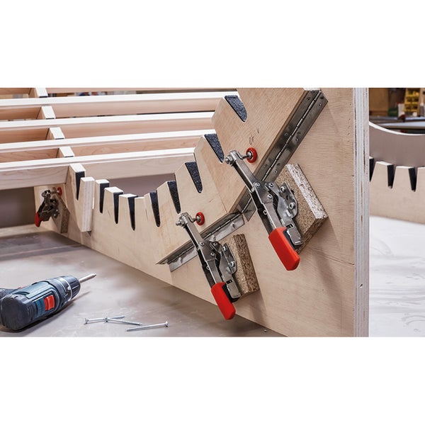 Bessey Waagrechtspanner mit offenem Arm u. Waagrechter Grundplatte 40 mm - STC-HH50