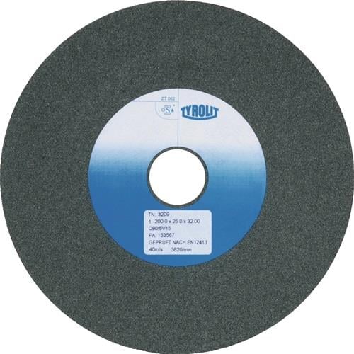 TYROLIT Schleifbockscheibe Ø 150 x B 20 x 32 mm Körnung 80 Siliciumcarbid - 123633