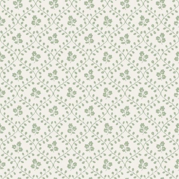 Borastapeter Tapete Blumen Grün - 53 cm x 10.05 m - 662576