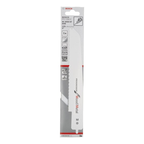 Bosch Säbelsägeblatt M 3456 XF Progressor for Wood and Metal, für PFZ 500 E - 2608656931