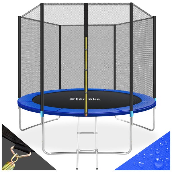 Trampolin tectake Garfunky Ø 305 cm,  GS zertifiziert inklusive Einstiegsleiter